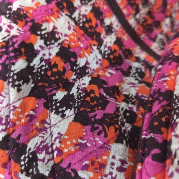 Vera Bradley Large Houndstooth Quilted Tweed Duffle Bag - Picture 5 of 13